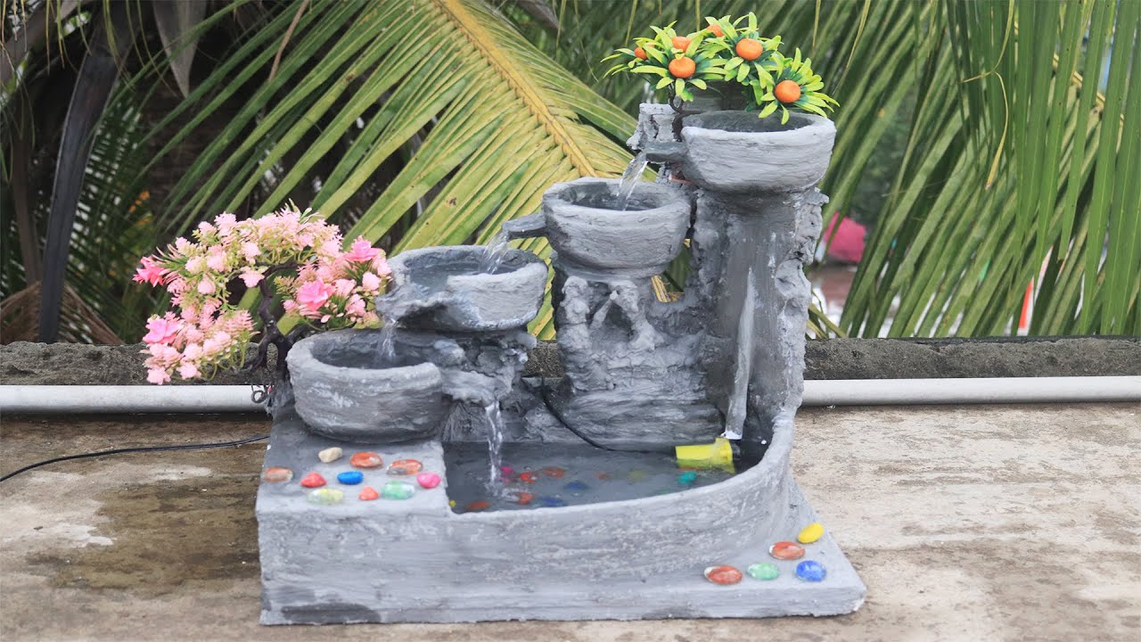 Cemented Fountain Construction
